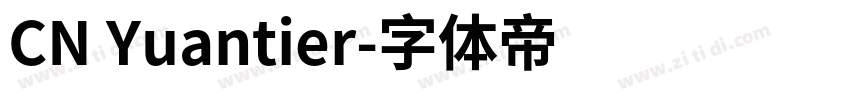 CN Yuantier字体转换